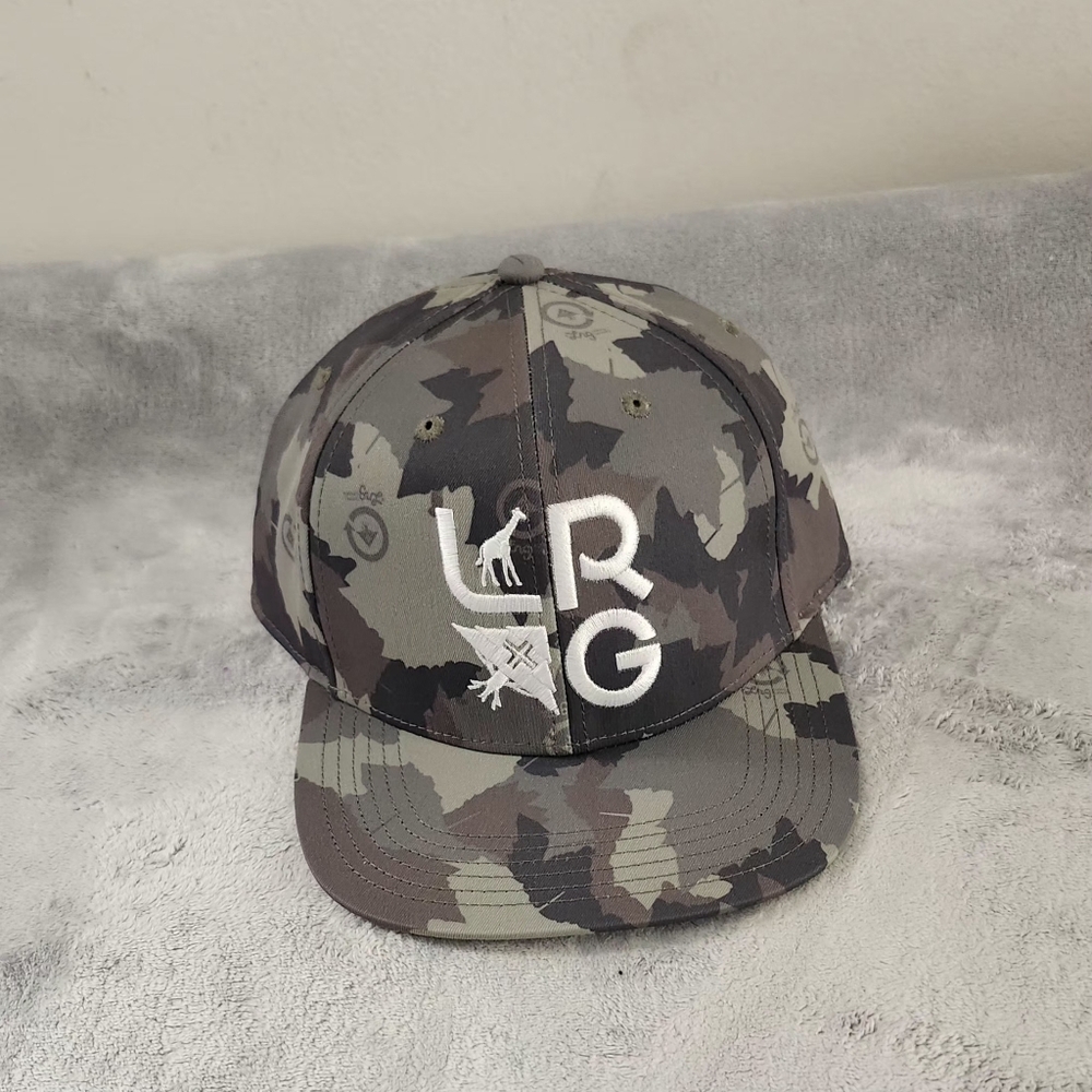 Lifted Research Group (LRG) “Stacked Logo Snapback” Hat.